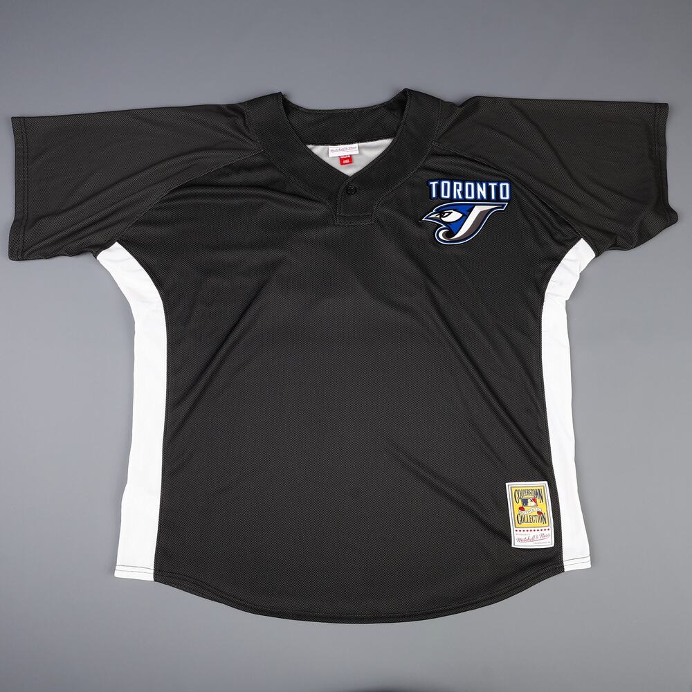 MLB Toronto Blue Jays Roy Halladay 32 Mens 2XL Mitchell Ness Cooperstown Jersey